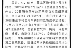 石家庄一确诊病例到济南，行程轨迹、防控措施与公众应对指南