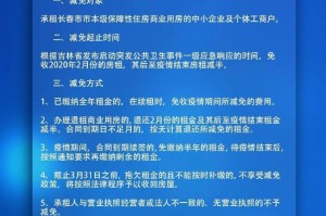 长沙市疫情期间房租减免政策详解，企业、商户与租户必读指南