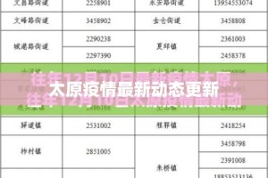 太原疫情最新动态，防控措施、现状分析与未来展望